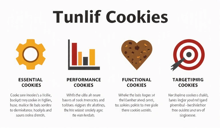 Different types of cookies diagram